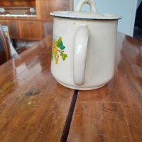 Стар емайлиран чайник #21, снимка 2 - Други ценни предмети - 31319638