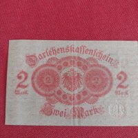 Райх банкнота 2 марки 1914г. Германия перфектна за колекция 28261, снимка 6 - Нумизматика и бонистика - 37142623