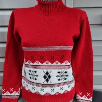 Пуловер с поло яка , снимка 1 - Блузи с дълъг ръкав и пуловери - 38978263