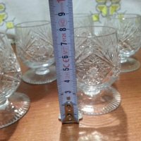 Кристални чаши , снимка 6 - Антикварни и старинни предмети - 44797420