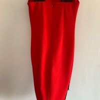 Много красива червена рокля с черна дантела, снимка 8 - Рокли - 29085304