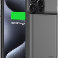 Нов 8500mAh Кейс Батерия за телефон iPhone 15 Pro Max/Plus Айфон Power Bank, снимка 1 - Калъфи, кейсове - 44570581