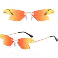 Слънчеви очила криле на пеперуда с градиент ефект, снимка 1 - Слънчеви и диоптрични очила - 35108263
