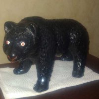Керамична фигурка- мечка, снимка 1 - Антикварни и старинни предмети - 29871052
