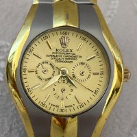 Стилен дамски часовник по модел на Rolex Cosmograph Daytona Oyster Perpetual, нов, кварц, елегантен, снимка 8 - Дамски - 38348038