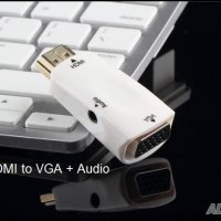 HDMI към VGA конвектор , снимка 4 - Кабели и адаптери - 38085933
