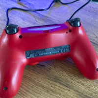 Червен джойстик - PS4, снимка 3 - PlayStation конзоли - 44708115