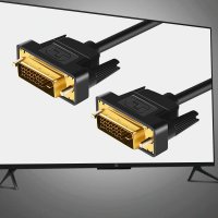 НОВ Кабел DVI към DVI 24+1 High speed 1080p Gold Мъжки-Мъжки DVI Монитор HDTV PC PS3 XBOX DVD Кино, снимка 10 - Кабели и адаптери - 39851438