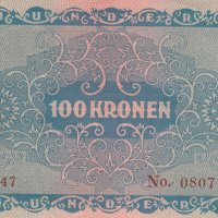 100 крони 1922, Австрия, снимка 2 - Нумизматика и бонистика - 38808281