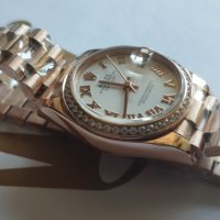 Дамски часовник ROLEX Oyster DATEJUST 31мм механичен клас 5А+, снимка 6 - Дамски - 36991108