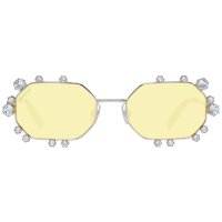 SWAROVSKI 🍊 Дамски метални слънчеви очила "GOLD & YELLOW BIG CRYSTALS" нови с кутия, снимка 4 - Слънчеви и диоптрични очила - 40850022