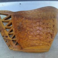Дървена чаша с дърворезба с форма на кана, снимка 4 - Други ценни предмети - 37406987