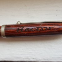 Дървена химикалка hector, снимка 2 - Други ценни предмети - 29814167