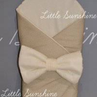 Невероятно бебешко одеалце Little Sunshine тип "прегърни ме" /порт бебе/голяма панделка, снимка 9 - Спално бельо и завивки - 29654391