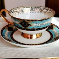 Луксозни чаши костен порцелан, кралска колекция за чай, кафе и капучино, снимка 4 - Сервизи - 38563407