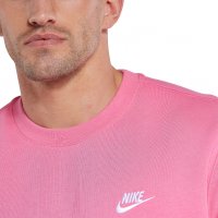 nike Mens Club Crew Neck Sweatshirt - страхотна мъжка блуза, снимка 2 - Спортни дрехи, екипи - 38332777