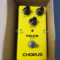 Nux CH-3 Chorus Electric guitar pedal effect - хорус педал за ел китара /КАТО НОВ/, снимка 1 - Китари - 36870260