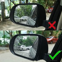 Предпазно фолио за автомобилни огледала при дъжд и сняг , снимка 2 - Аксесоари и консумативи - 42445285