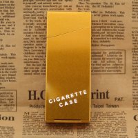 Нова Алуминиева малка кутия за слим цигари метална цигарена табакера с копче и пружина модна стилна , снимка 12 - Табакери - 39419424