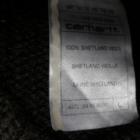 CARHARTT Men's 100% Shetland Wool (L) мъжки пуловер, снимка 7 - Пуловери - 31050936