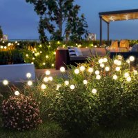 Градински светлини-нови модернизирани,соларни светлини на открито, водоустойчиви,10 бр., снимка 8 - Соларни лампи - 42375791