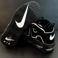 Нови Оригинални Обувки Nike Air Air More Uptempo Black Мъжки Кецове Маратонки Размер 44 Номер 28см, снимка 8 - Кецове - 40258823