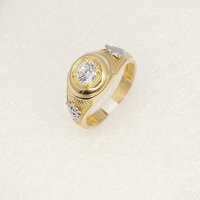 Златни мъжки пръстени-14К, снимка 13 - Пръстени - 38764140