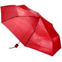 Сгъваем чадър за дъжд Ръчен червен 53см, снимка 1 - Други - 42877938
