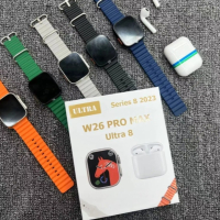 Комплект Smart часовник + TWS слушалки W26 Pro Max ULTRA , снимка 1 - Смарт часовници - 44524868