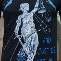 Нова мъжка тениска с дигитален печат на музикалната група METALLICA and justice for all с гръб, снимка 8 - Тениски - 29878493