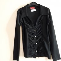 Нови дамски блузи в черно , снимка 2 - Блузи с дълъг ръкав и пуловери - 34168340