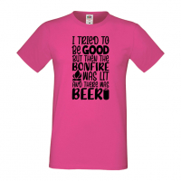 Мъжка тениска I Tried To Be Good But There Was Beer,Бира,Бирфест,Beerfest,Подарък,Изненада,Рожден Де, снимка 6 - Тениски - 36378026