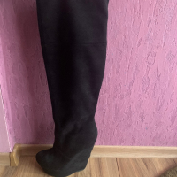 Високи чизми, снимка 2 - Дамски ботуши - 44532192