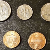Лот монети от Америка в добро състояние, снимка 1 - Нумизматика и бонистика - 40125170