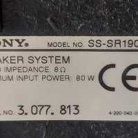Колони Sony ss-sr190, снимка 4 - Други - 37675853