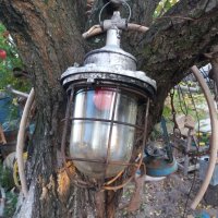 Промишлина  лампа, снимка 6 - Антикварни и старинни предмети - 30809808