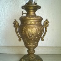 Голяма старинна барокова газена - газова лампа - MATADOR, снимка 2 - Антикварни и старинни предмети - 38315972