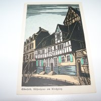 Две стари немски пощенски картички изкуство, снимка 3 - Други ценни предмети - 36868154