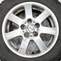 Алуминиеви джанти 5x114.3 с гуми R15 Mazda 5 (I) 2005-2010 ID: 112694, снимка 5 - Части - 42505089