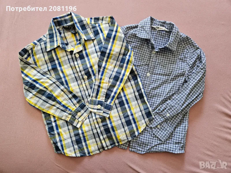 Ризи за момче с дълъг ръкав, снимка 1