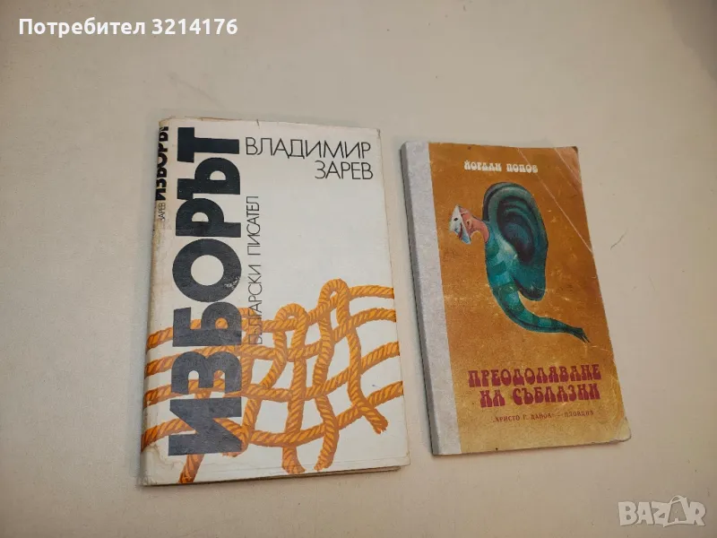 Изборът - Владимир Зарев, снимка 1