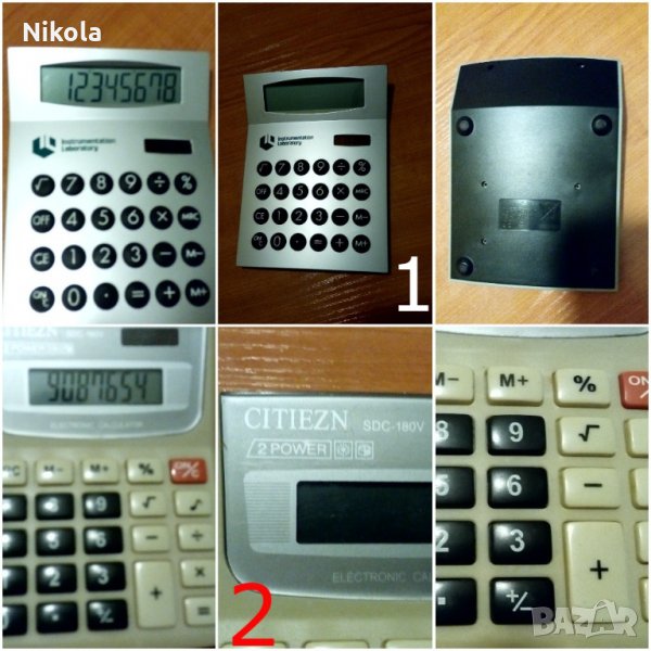 Калкулатор Citizen sdc-180V и M-abacus 314 2бр., снимка 1