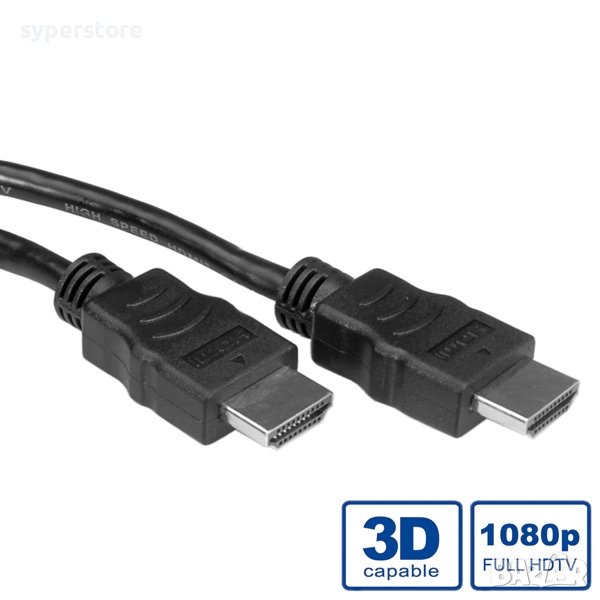 Кабел  HDMI M-M, v1.4, 2m SS301022, снимка 1