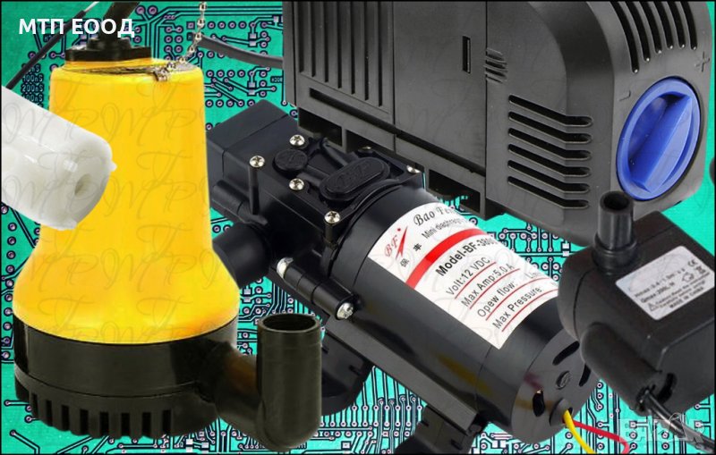 Водна помпа, мотор, електрическа, снимка 1