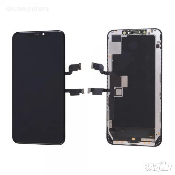 KBS INCELL Съвместим LCD Дисплей за iPhone XS Max 6.5' + Тъч скрийн / Черен / Баркод : 483798, снимка 1
