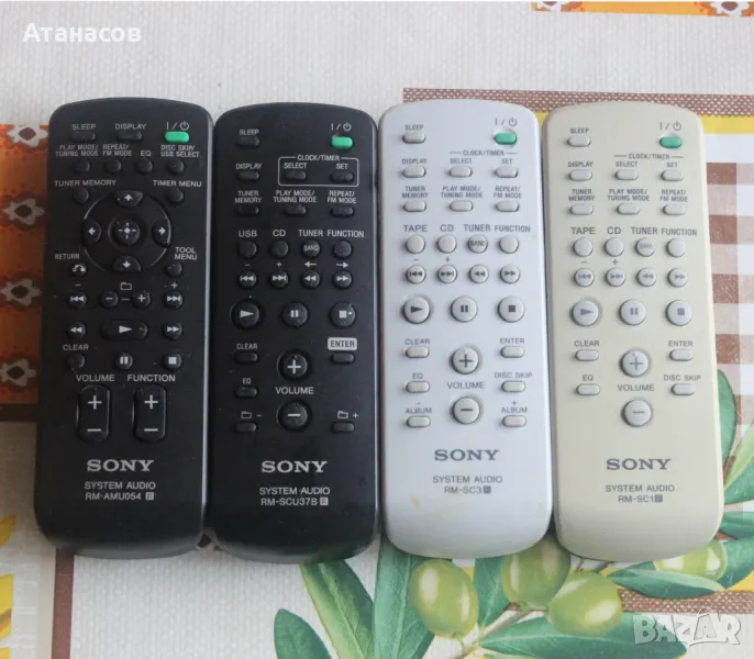 Дистанционно SONY System AUDIO и Samsung, снимка 1