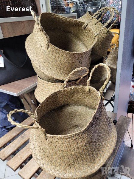 3 бр.Ратанов панер,кошница КОМПЛЕКТ , снимка 1