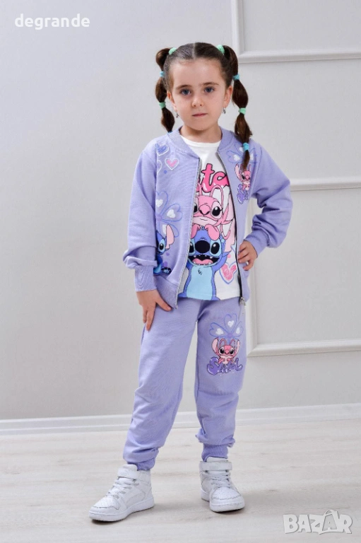 Детски комплект Стич 3 части, снимка 1
