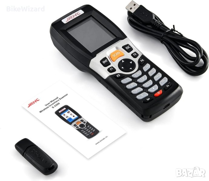 JRHC S-3309L Безжичен баркод скенер с 2,2-инчов TFT цветен LCD екран НОВ, снимка 1