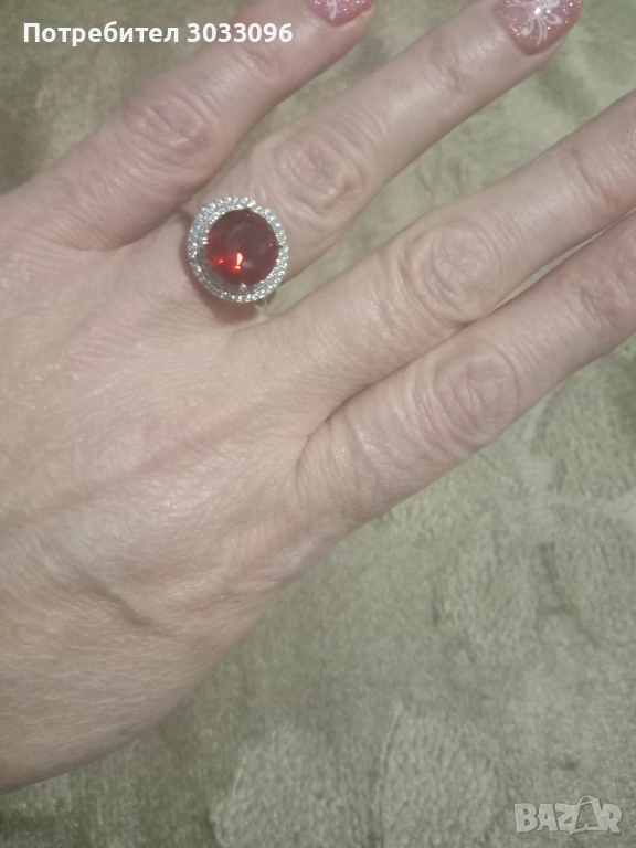 Сребърен пръстен, снимка 1